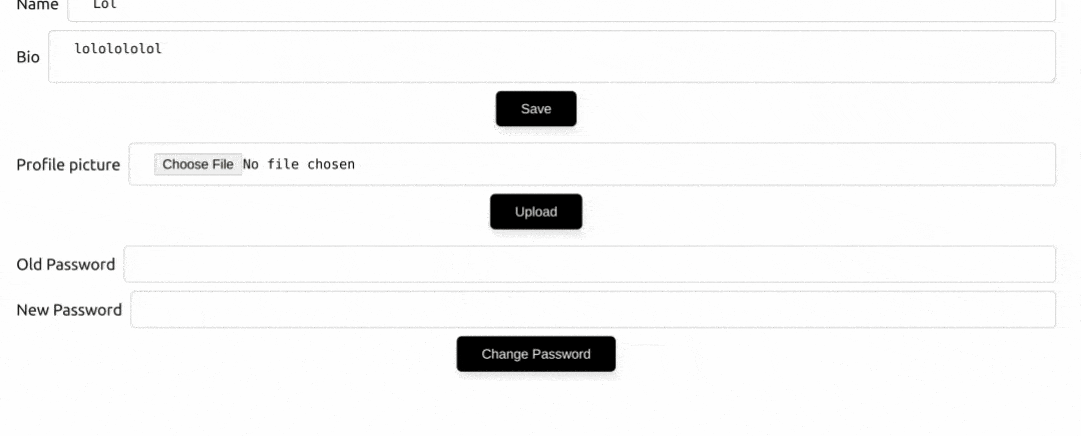 Password Change