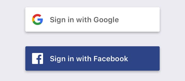 Sign in with Buttons
