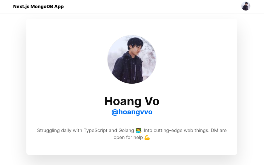 Profile Page